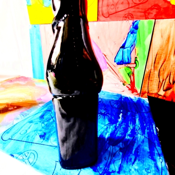 Black Glossy Patent Block Heel Boot - Picture 7 of 10